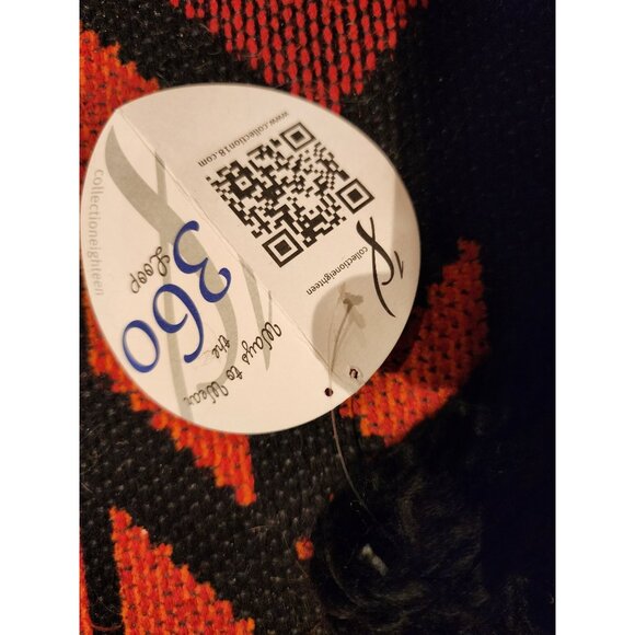 NEW VT LUXE Convertible Black Knit Scarf Collar Loop Or Vest Versatile Fashion - Picture 9 of 9